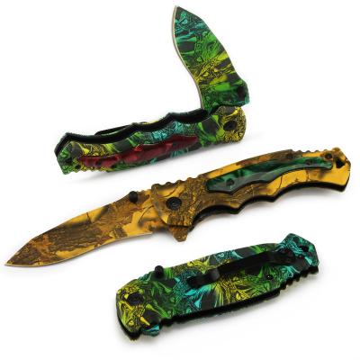 China BK X54 Non-variable Hot Selling Surface Transfer Printing Outdoor Pocket Folding Knife for sale