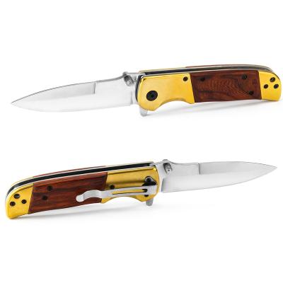 China BR DA69 ECD Mirror Blade Survival Pocket Knife Non-variable Tactical Hunting Knife for sale