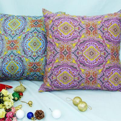 China High Quality Custom Colored Anti-static Cotton Zipper Cushion Cover Pillowcase for sale