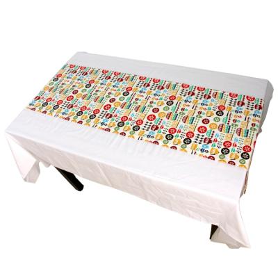 China Christmas stripe table runner/luxury table runner wedding table runner for kitchen for sale