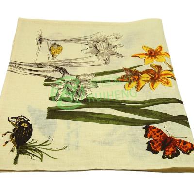 China 100% Cotton Kitchen Bag Custom Design Dish Towel Tea Towel Silk Or Digital Printing Kitchen Towel for sale