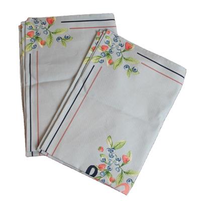 China Wholesale Kitchen Tea Towel Kitchen Printing 100% Pure Cotton High Quality Linen Tea Towel for sale