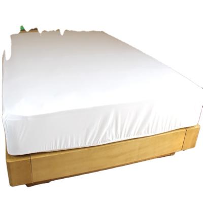 China Waterproof Anti-Pull Fitted / Vinyl Plastic PVC Mattress Cover / Zippered Protector for sale