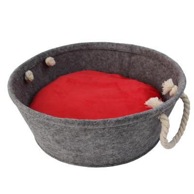 China Windproof Dog Cave Elevated Pet Bed Folding Sofa With Calming Bed Pet Bed Pet Cat House for sale