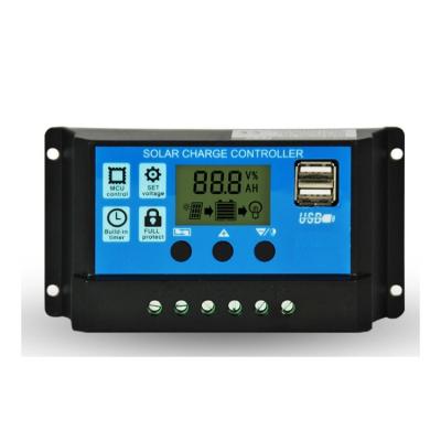 China 12V 24V 10A  Solar Components 0.2kg Energy Solar Panel Controller for sale