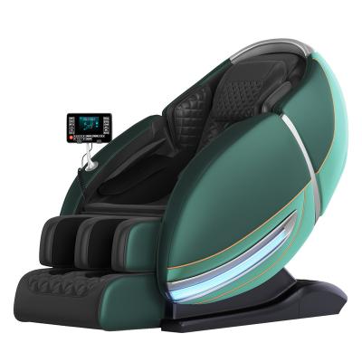 China New full body guoheng SL green color size large body massage chair for sale