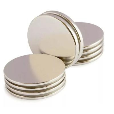 China Industrial Strong Neodymium Round Permanent Neodymium Disc Magnet Super Powerful Neodymium Magnet for sale