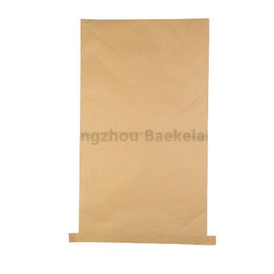 China Security Wholesale Can Be Customized 20kgs 25kgs 50kgs Chemical Packaging Used Kraft Paper Plastic Bags for sale