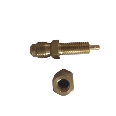 China Brass Refrigeration Parts R410 Adapter With Core Depressor For Refrigerator for sale