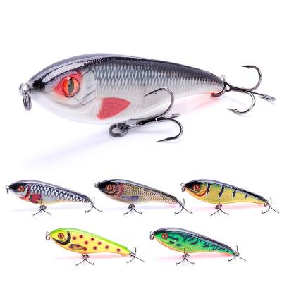 China Vivid Fish Action 21g 9cm OEM Wobblers Pike Swimming Model Artificial Hard Baits New Vivid Baits for sale