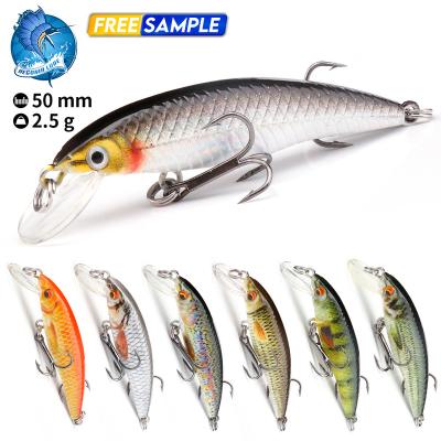 China Custom Bass Trout Swimbait Shad Fishing Minnow Manufacturer 50mm Vivid Fish Action Lure Swimming Fishing Lure 2022 for sale