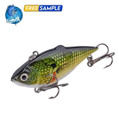 China ABS VIB Fishing Lure Made Of ABS 3D Eyes 2.5 Inch 8.1g for sale