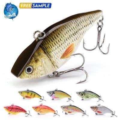 China Vivid Fish Action 70mm 18g 3D Holographic Eyes 3D Artificial PESCA Swimming Bait Snap Fishing Lure for sale