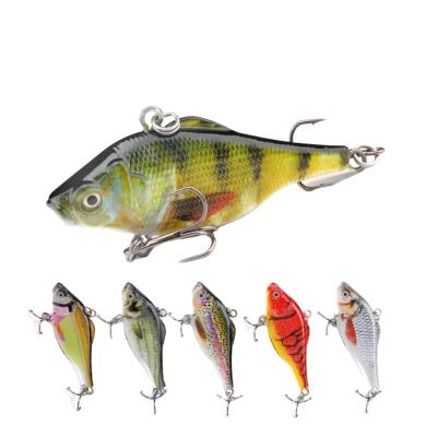 China ABS upper right blade bait lure wobbler bait hard vib simulation lure fish sinking vib building bait for sale