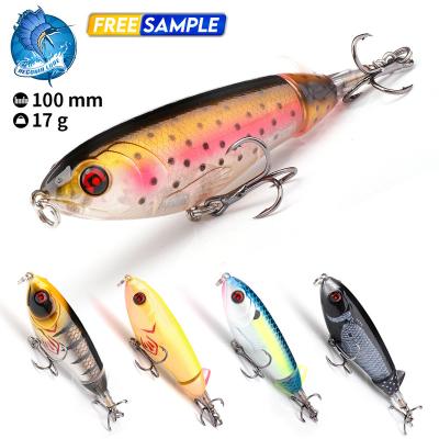 China Vivid Fish Action OEM Pencil Lure Swimming Floating Slip Baits Swimbait 10cm Jumbo Lie 17g Snap Fishing Lures Hard Bait for sale