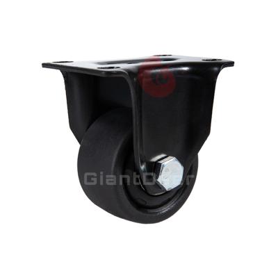 China Rigid Professional Factory 2 Inch 2.5 Inch 3 Inch Low Profile Fixed Caster Nylon Heavy Duty Wheels for sale