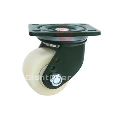 China Swivel 2.5 Inch 3 Inch Load Weight 750kg 1100kg Low Profile Heavy Duty Nylon Swivel Caster Wheel for sale