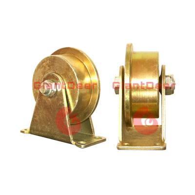 China Factory price rigid 2.5 inch 3 inch 4 inch rail caster heavy duty fixed steel t type wheel for sale