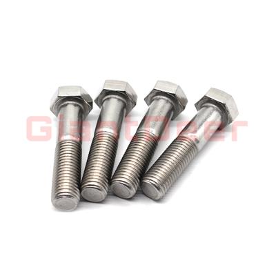 China No Rust Factory Price Stainless Steel Grade DIN 931 M6 M8 M10 M12 M14 M16 M20 M22 Hex Head Bolt for sale