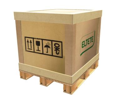 China Recyclable Widely Used Container Transfer Paper Transport Honeycomb Box for sale