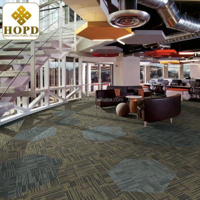 China 100% non-slip pp carpet tiles in stock for sale