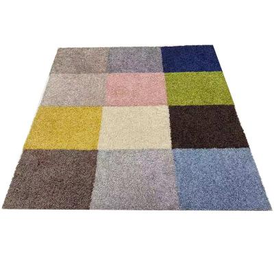 China Non-slip Nylon Carpet Tiles 25x100cm Soft Comfortable Carpet Flooring For Office for sale