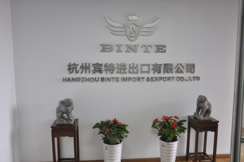 Verified China supplier - Hangzhou Binte Import And Export Co., Ltd.