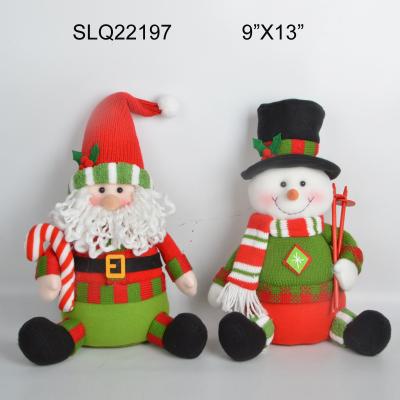 China Christmas Deoration Christmas Window Decoration Household Christmas Santa Dolls and Snowman Decoration Christmas Supplies for sale