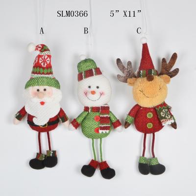 China Christmas Decoration Christmas Decoration Supplies Hanging Santa Claus Snowman Reindeer Navidad Tree Ornament for sale