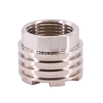 China Plastic Fitting Injection Pipe Fitting Custom Size Reducing Round Brass Head Male Thread Insert for sale