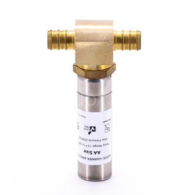 China General High Quality F1807 Pex Tee Stainless Steel Water Hammer Arrester AA Lead Free 1/2