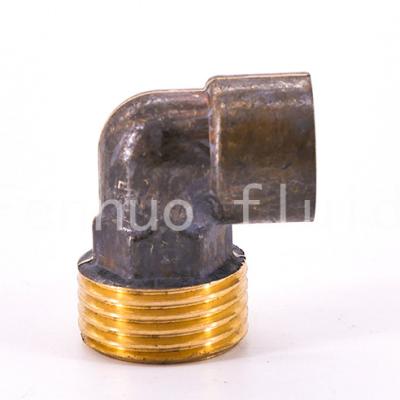 China Connect To Fitting Brass Pipe System Compression Pipe Elbow Connector Welded Side Pipe Fitting for sale