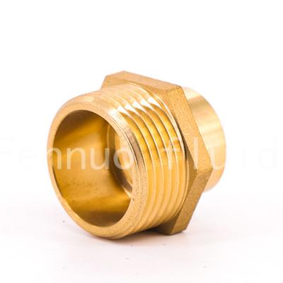 China Connect to Brass 15mm Higher Quality Brass Welding System DZR Pipe Weld Compression Fit Brass Fittings For Copper Pipe for sale