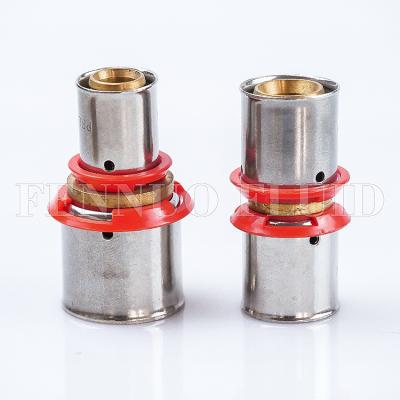 China Pex Fitting Brass Press Fitting Pex Plumbing Fitting PEX Brass Fitting 16mm For Pex Waterline for sale