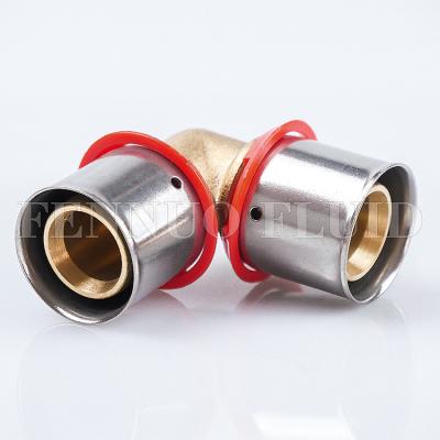 China Pex Fitting Brass Press Fitting Pex Plumbing PEX Brass Fitting Fitting 16mm For Pipe Copper Line for sale