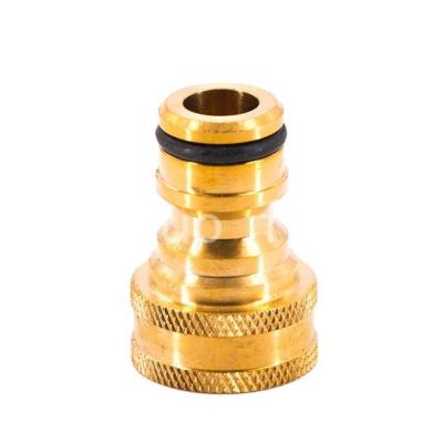 China Connect to brass female bsp garden water hose faucet quick connector / fitting / adapter for water for sale