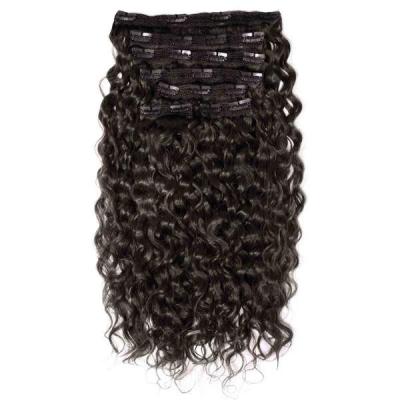 China Silky Straight Wave Clips In Hair Factory Price Wholesale Cheap Brazilian Human Hair Clip In Hair Extension 100% Brazilian Hair for sale