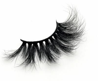 China New Product Natural Long Private Label 25 mm Eye Lashes 5d Siberian Mink 25mm Eyelashes for sale