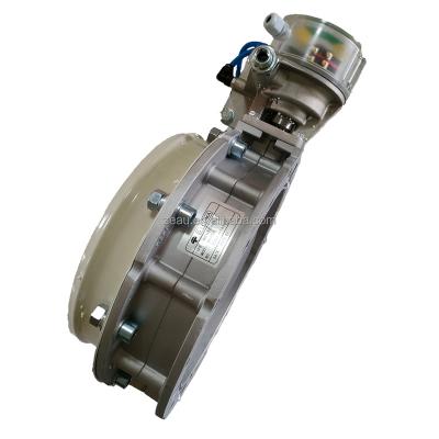 China SICOMA 10inch Powder General Pneumatic Butterfly Valve for sale