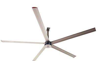 China 450 m2 adopt BLDC motor human machine interface low noise large industrial ceiling fan for sale