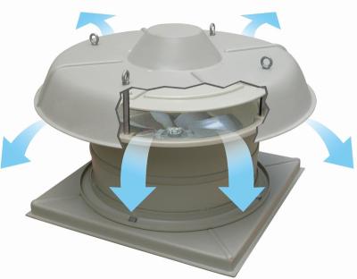 China Factory High Quality Industrial Low Cost Large Airflow Rooftop Exhaust Fan With Anti Insect Cover for sale