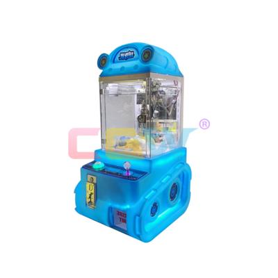 China Button (Colorful Glowing LED Button) GOOD PROFIT Mini Coin Operated Plush Prizes Game Crane Toy Vending Craw Machine Toy Plush Crane Crane for sale