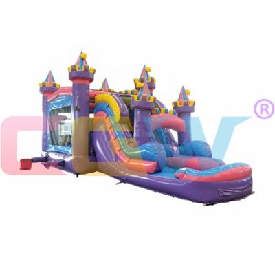 China Durable CGW Inflatable Commercial Children's Inflatable Bounce Castle Combo Bouncy Castle Small Bouncy House for sale