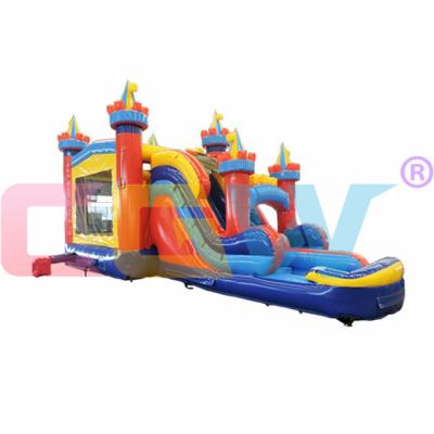 China CGW Airbounce Castle Kids Durable Commercial Bouncy Slide Jumper Jump House Inflatable Castle Wet Dry Combo for sale