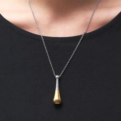 China Wholesale Urn Jewelry Gold Plated Urns Pendant Necklace Ashes Human Adult Cremation Urn Jewelry For Ashes for sale