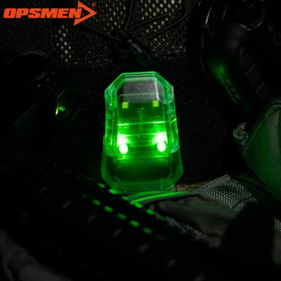 China ABS+PC Opsmen Airsoft IPX8 LED Flash Lights Outdoor Tactical Survival Waterproof Light Helmet for sale