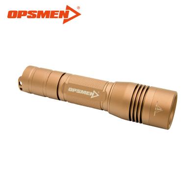 China Emergency LED High Power Torch Light CR123A Long Range Military Tactical Flashlight OPSMEN Quickly 502 800-Lumen for sale