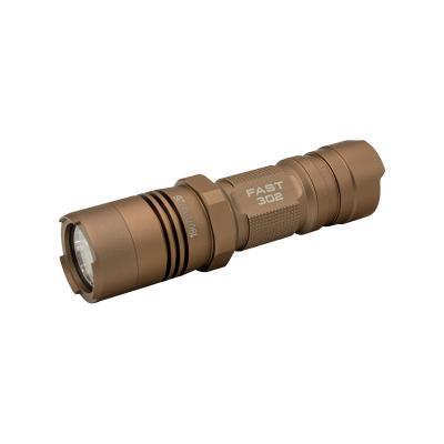 China Emergency Hunting Tactical Flashlight 400-Lumen Opsmen Quickly 302 LED High Power Torch Light Military for sale