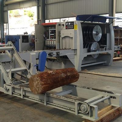 China Horizontal Wood Working Machinery Log Saw Multi Rip Circular Sawmills for sale