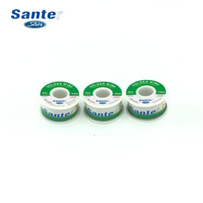 China Excellent Soldering Performance Santer 65/35 Size Quality No Solder Wire 1.0mm 200g Cleaning Tin Flux Rosin Activated Cored Solder Wire for sale